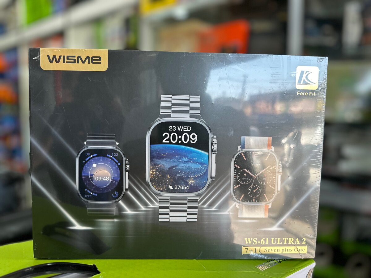 WiSM2 Ultra 2 Smart watches with 7 Straps