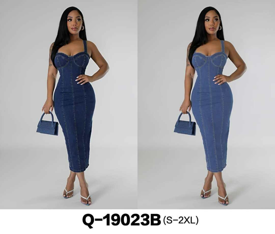 Jean dress good quality