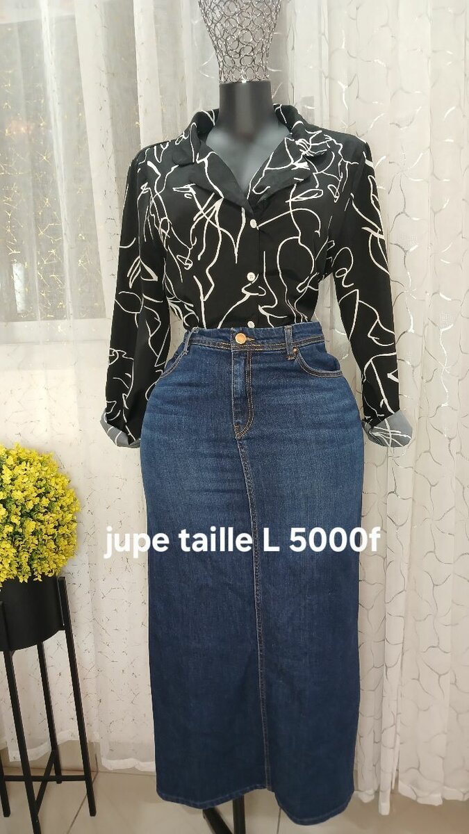 Jupe jeans