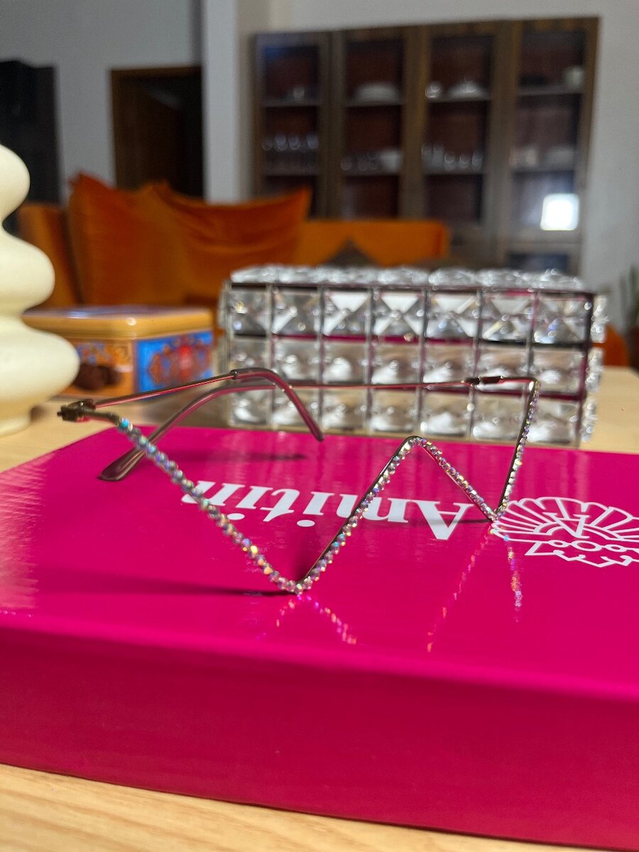 Lunettes de soleil strass éblouissantes pour femmes