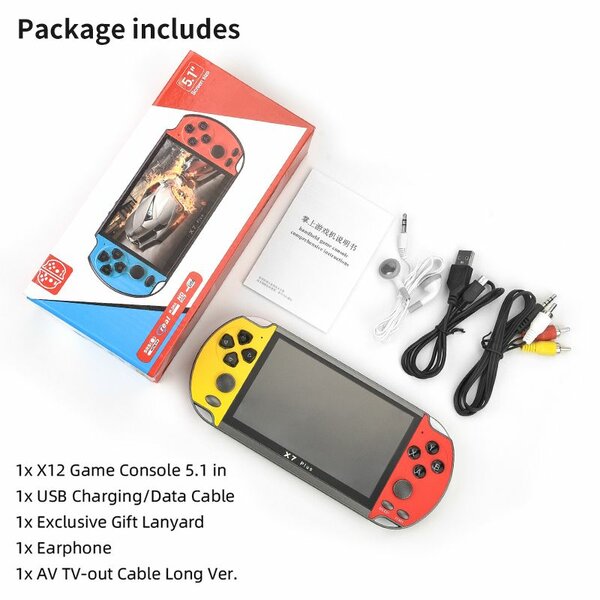 Console Game pour enfant X7