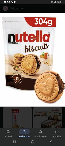 Biscuits Nutella 304g