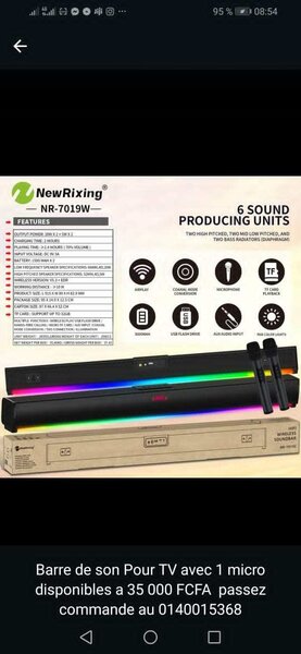 Barre de son newrinxing 7019w