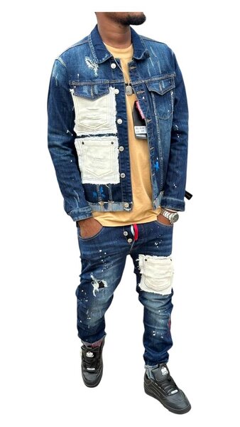 Veste et Jean en Denim Décontractés