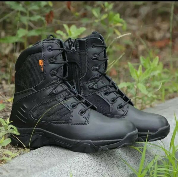 Bottes Militaires Noir Homme