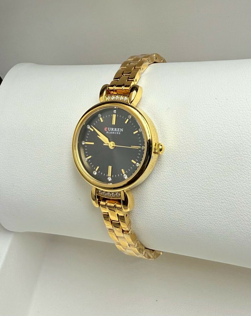 Montre dorée Curren élégante