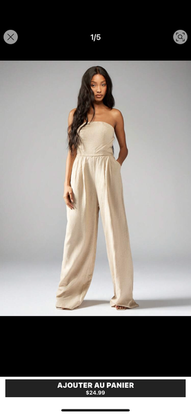 Combinaison chic sans bretelles