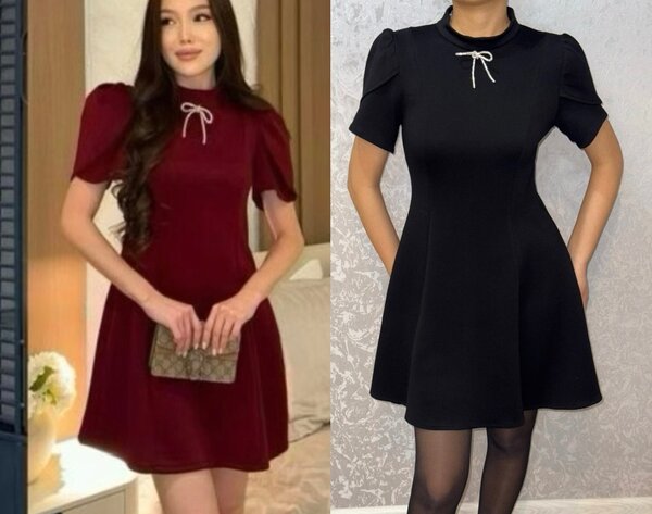 Универсальное укороченное платье, размер смл