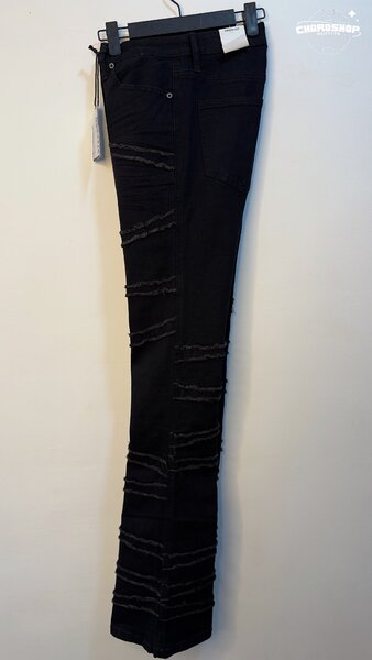 Jeans noirs déchirés Homme