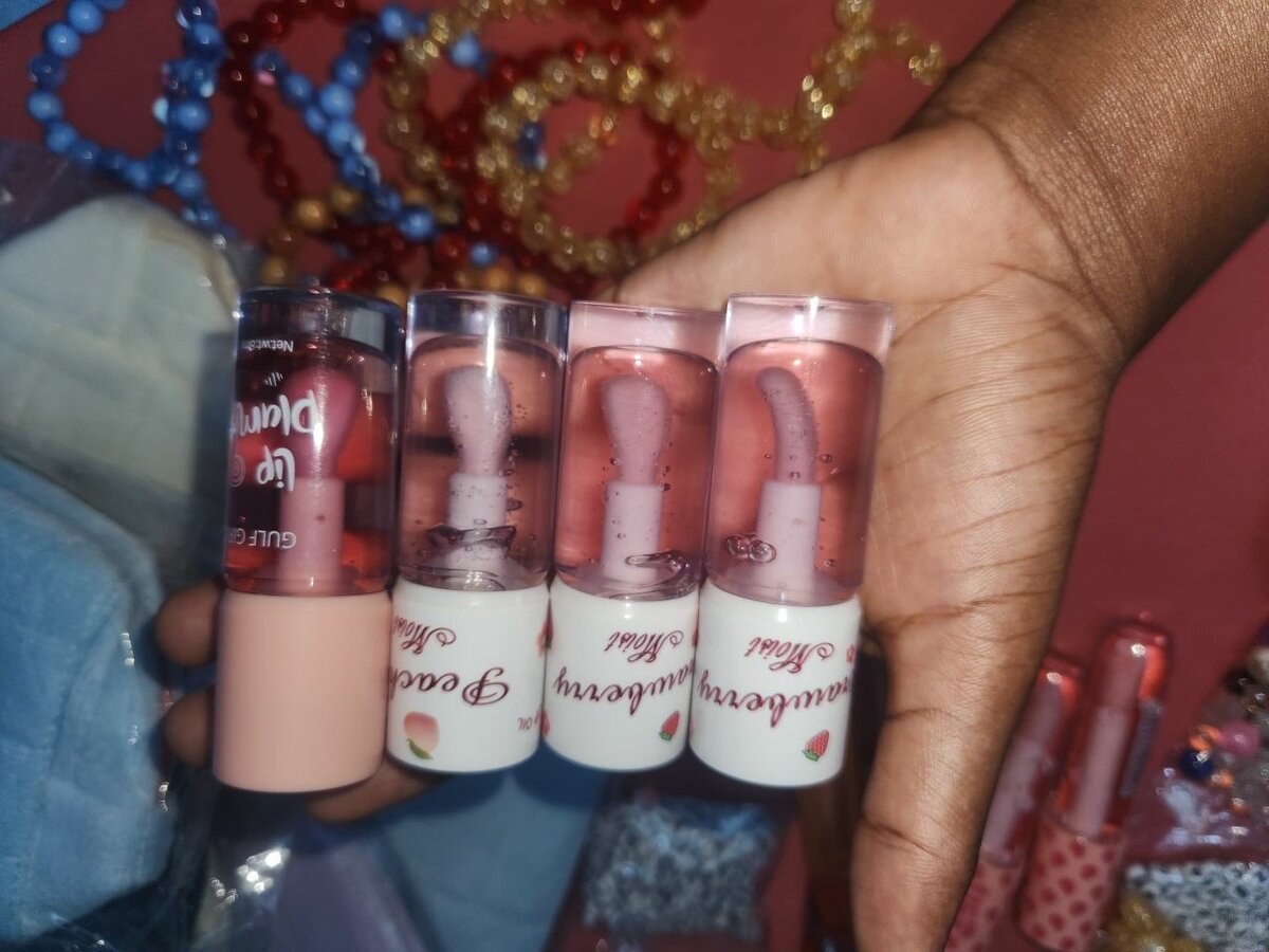Lip Gloss and Lip Care Products Set