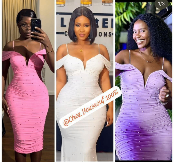 Robe sirène élégante femme