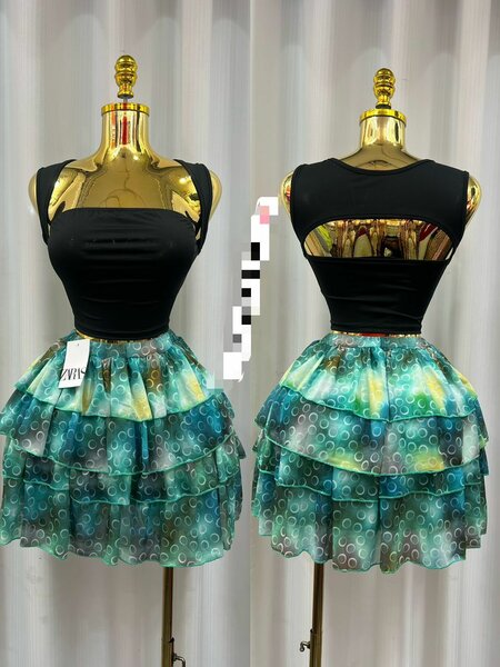 Robe à volants élégante