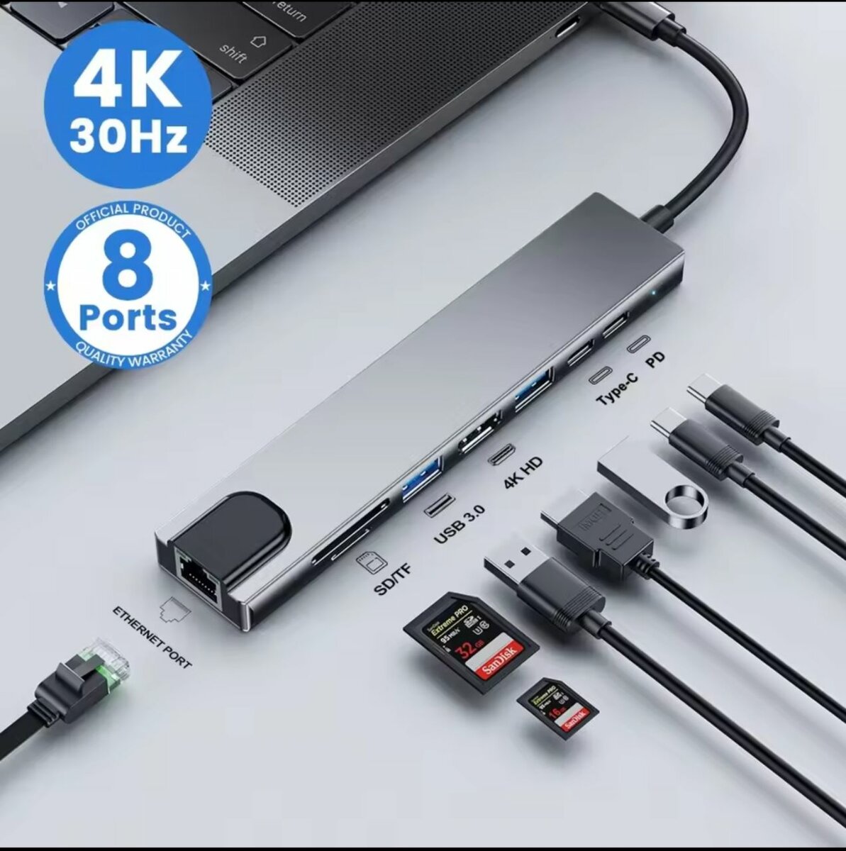 Répartiteur USB C HUB Type C