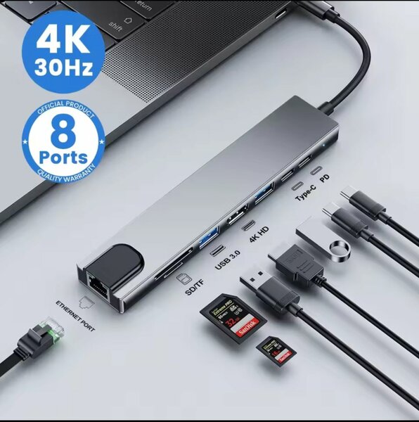 Répartiteur USB C HUB Type C