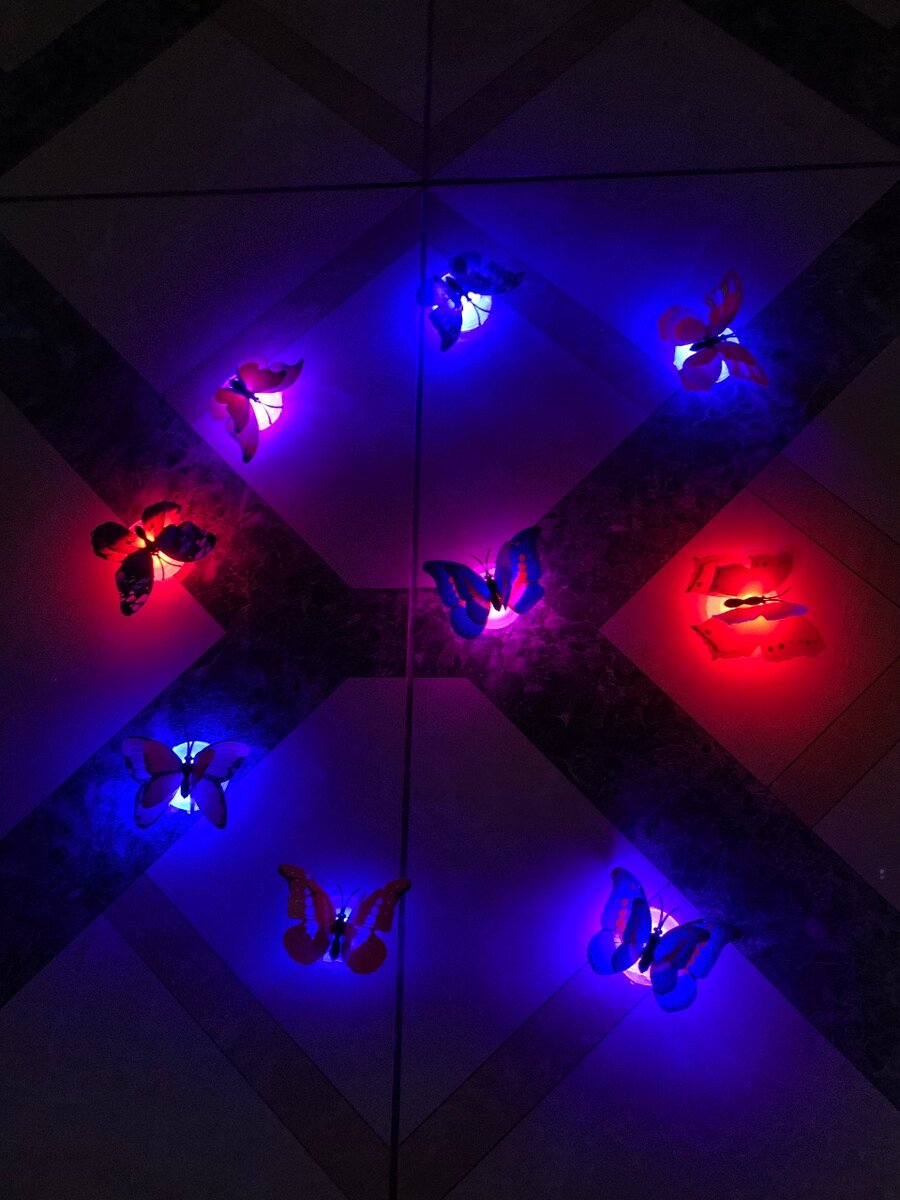 LED BUTTERFLY STICKERS