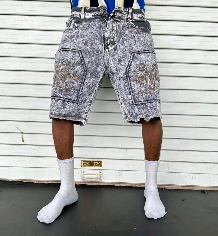 Shorts en jean décontractés pour hommes