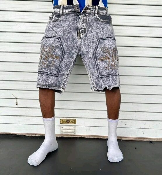 Shorts en jean décontractés pour hommes