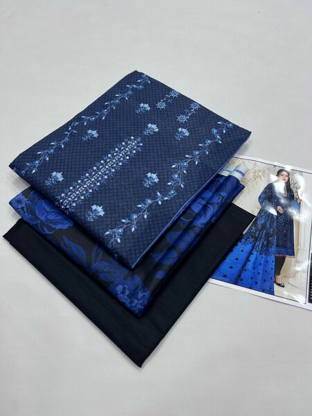 Printed lawn suit