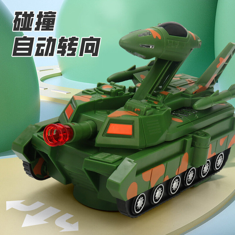 Tank jouet transformable lumineux