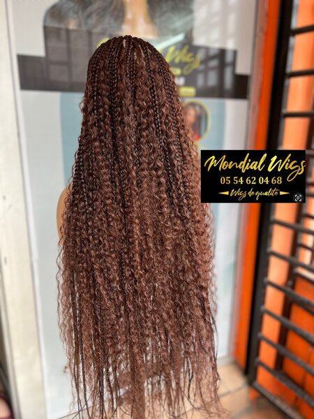 Perruque tresse couleur 33