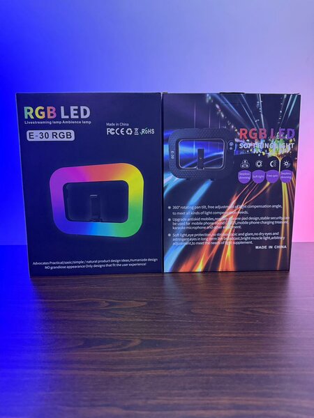 Lumière annulaire LED RGB E-30