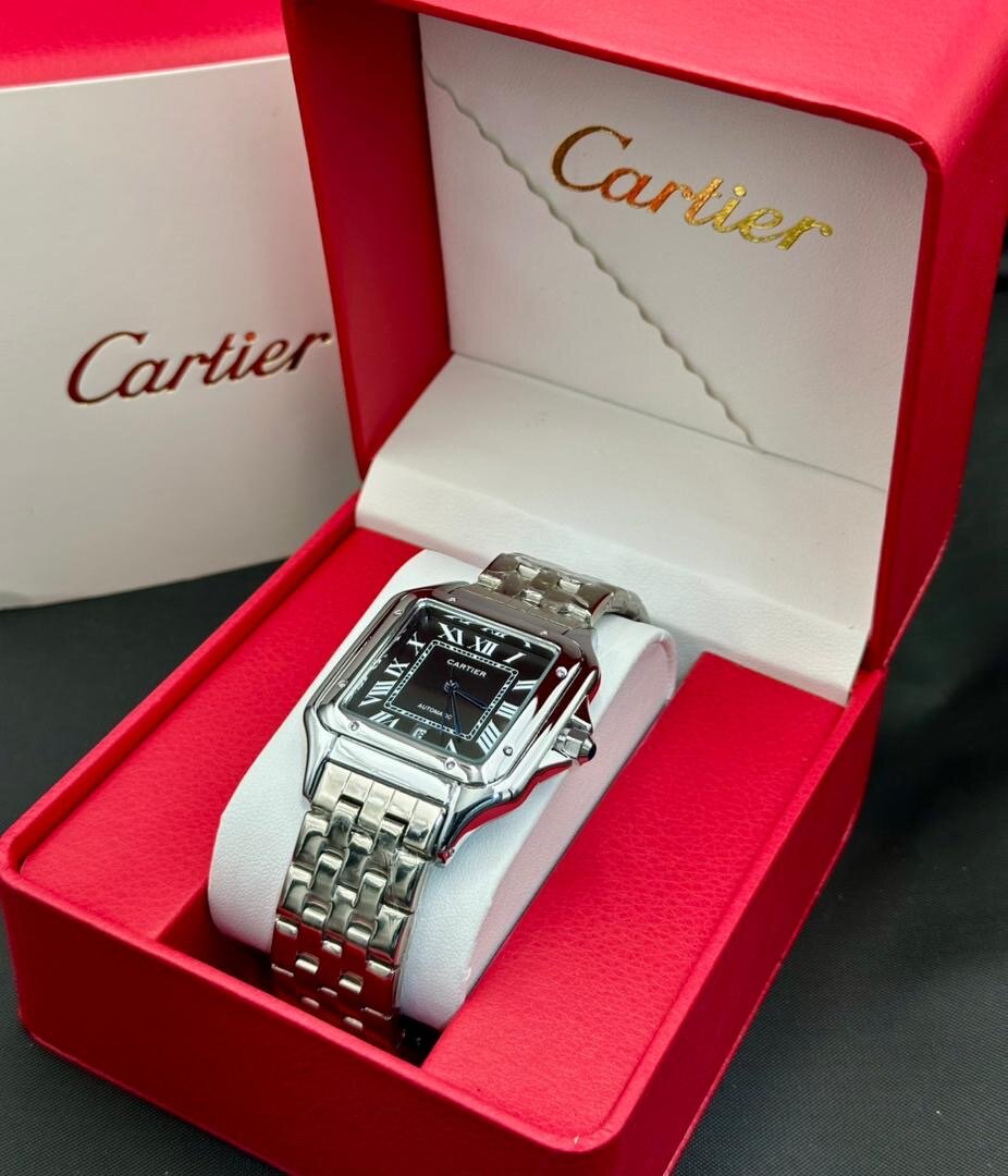 Montre Cartier en acier inoxydable