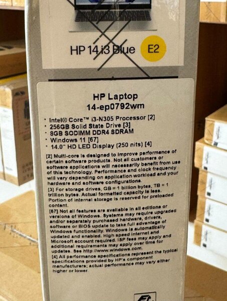 Hp notebook brand new.