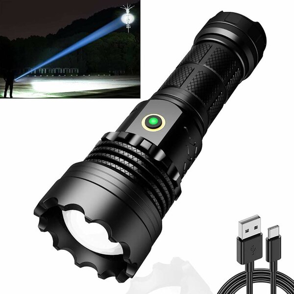 Lampe de poche LED puissante rechargeable
