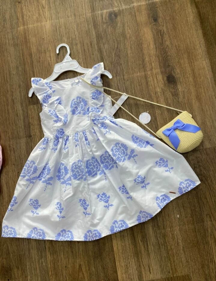 Girls' Floral Summer Dress