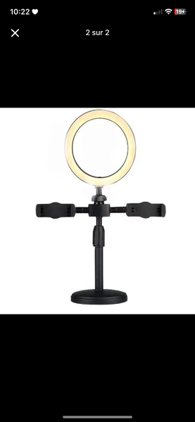 Lampe Anneau LED Trépied