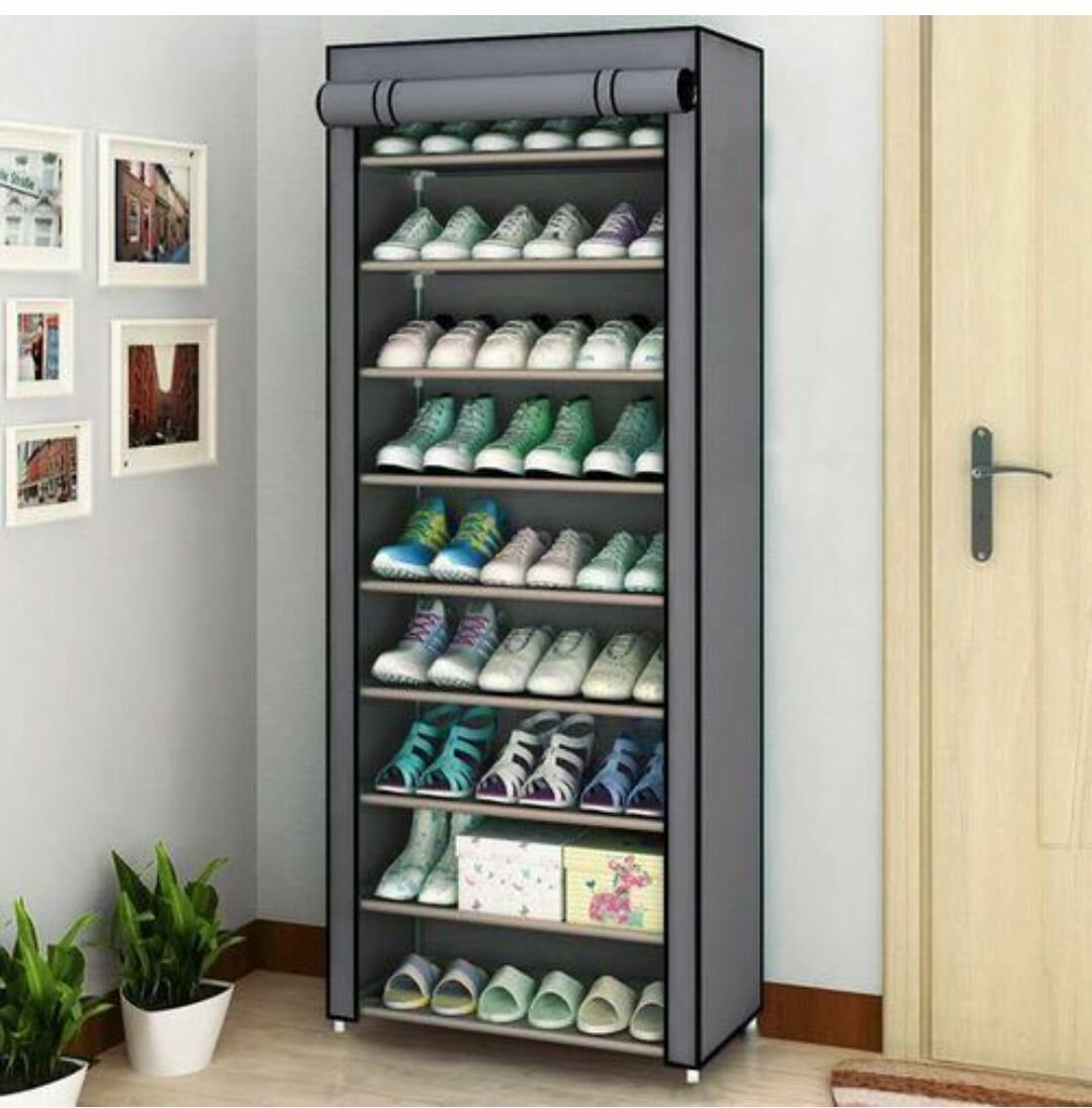 Armoire à chaussures étagères pliable