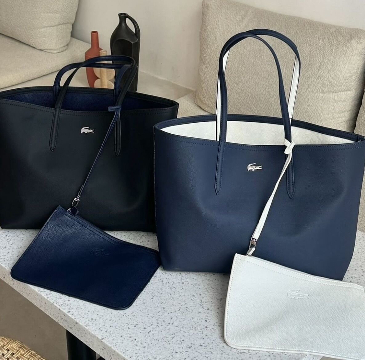 Sac Lacoste double face