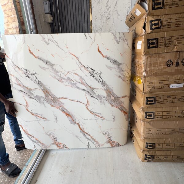 Marble sheet sticker