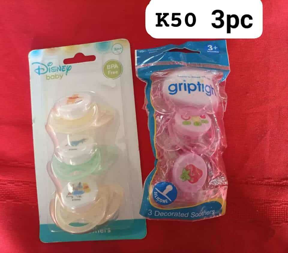 Feeding bottles and pacifiers