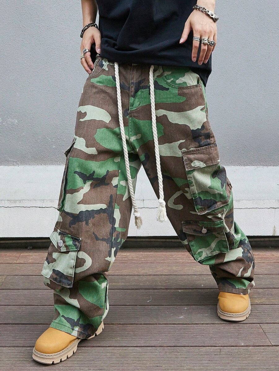 Pantalons Cargo Camouflage Unisexes