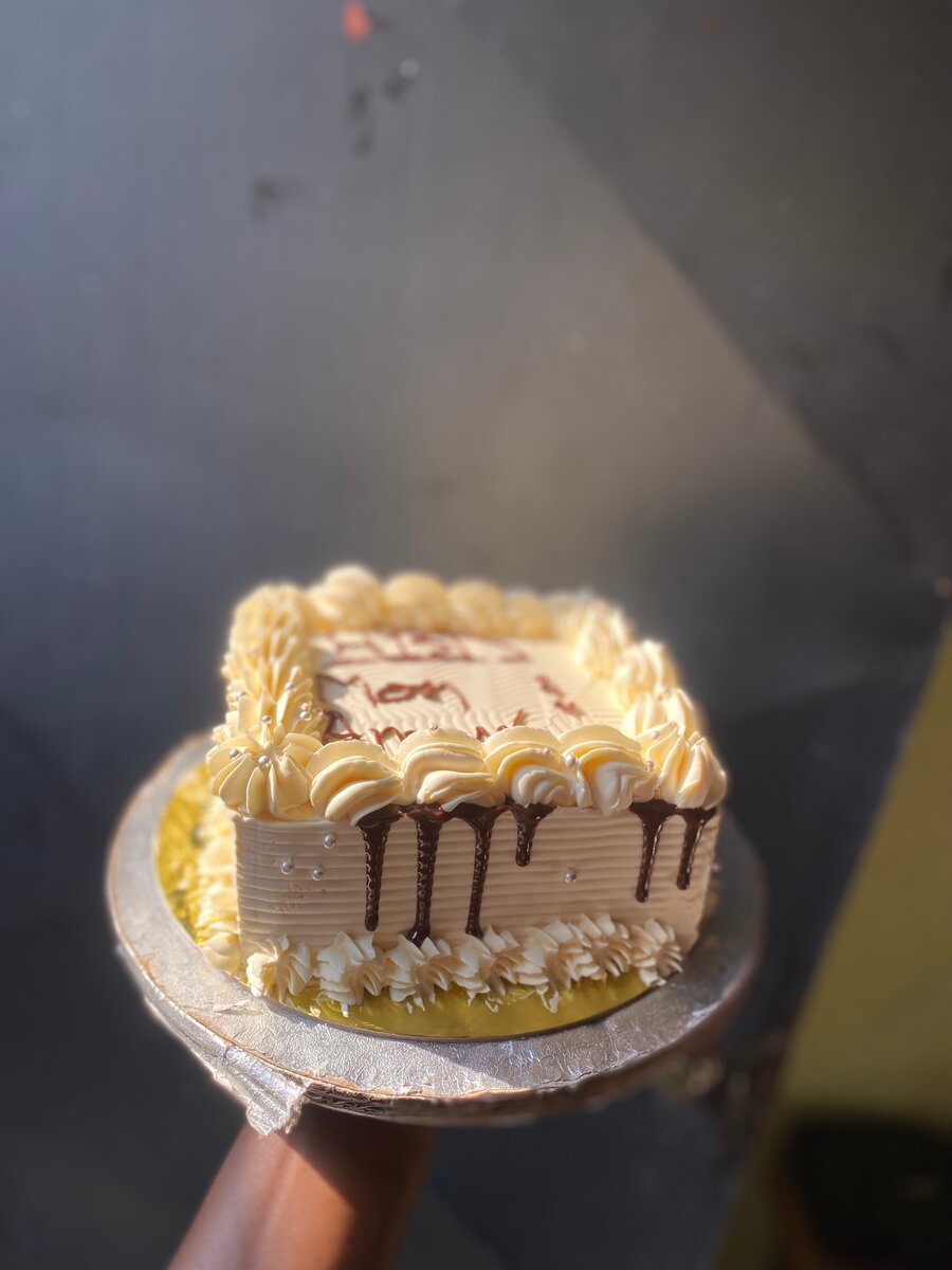 Gâteau d'anniversaire crémeux
