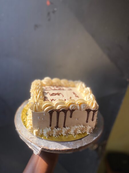 Gâteau d'anniversaire crémeux