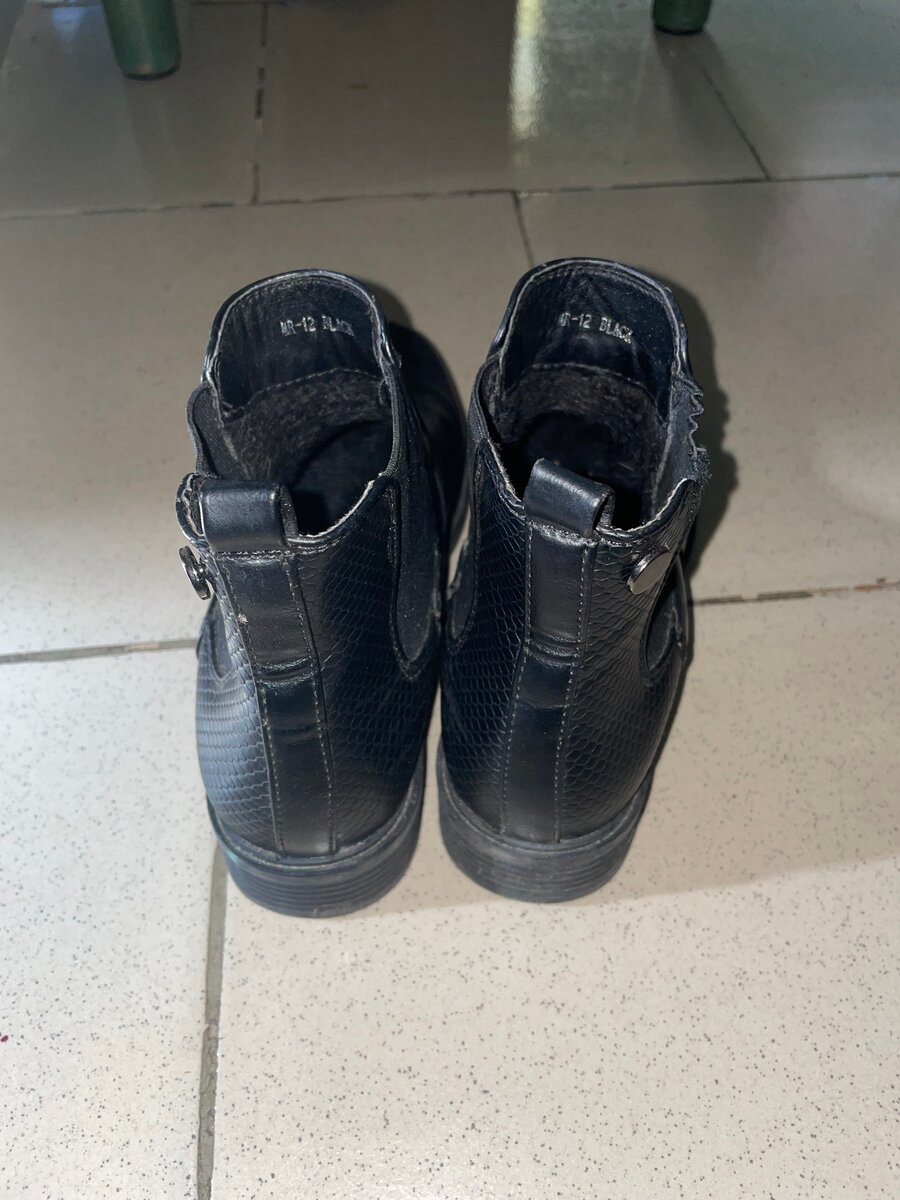 Bottes en cuir pour hommes