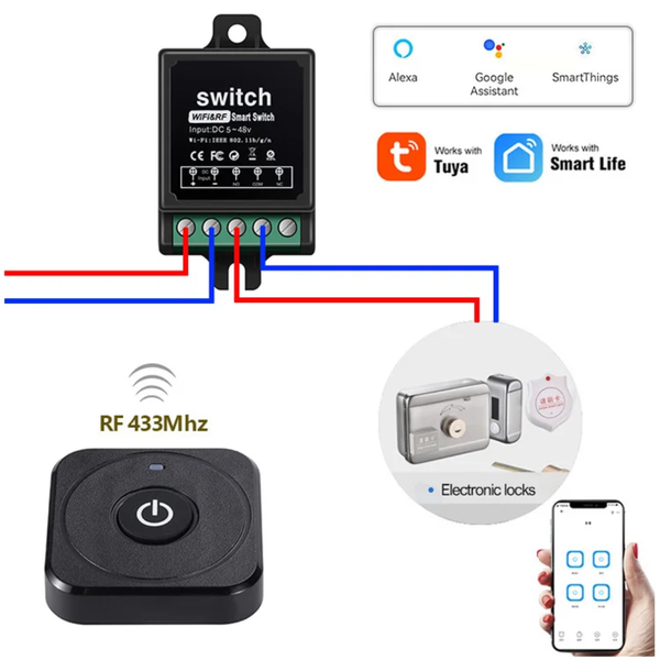 Interrupteur intelligent WiFi RF