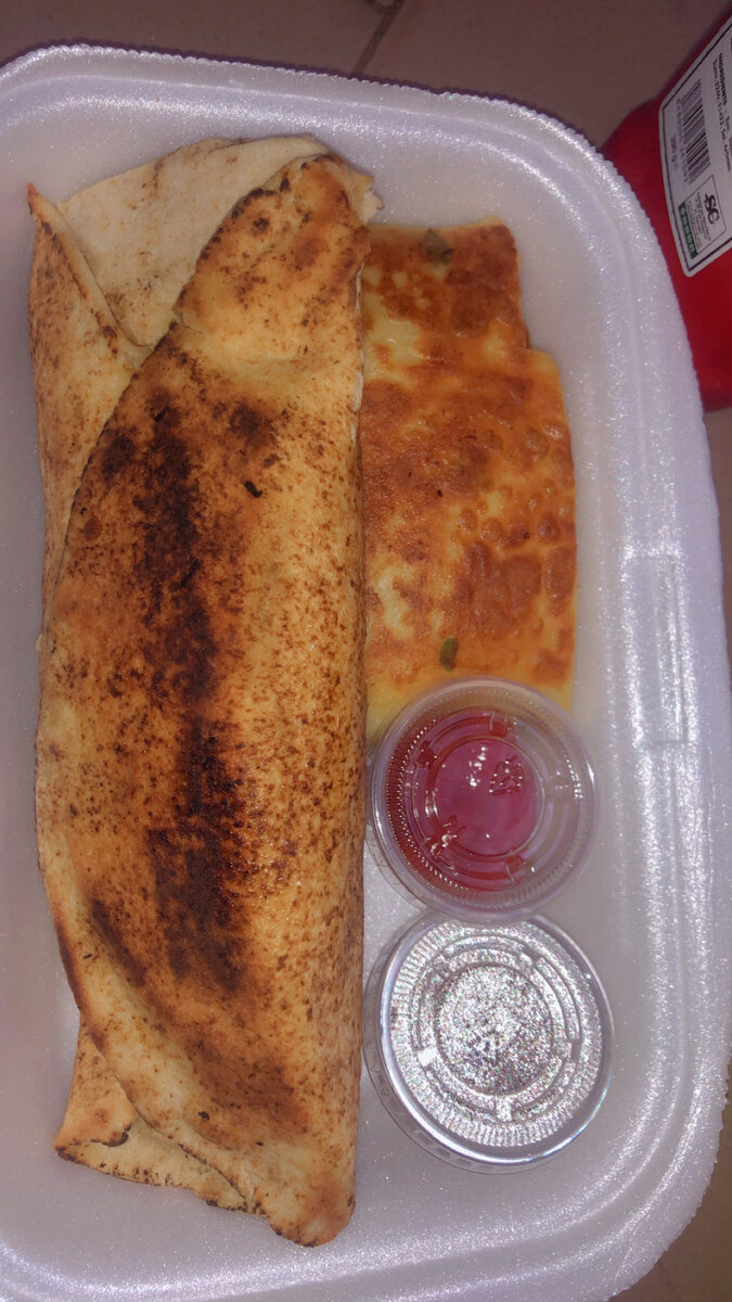 Shawarma au poulet fromage