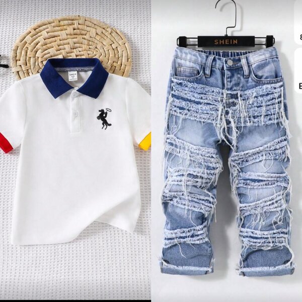 Ensemble Enfant Polo et Jeans