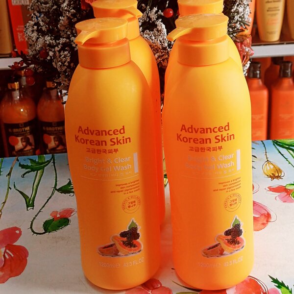 ADVANCED KOREAN SKIN SHOWER CREAM (PAPAYA)