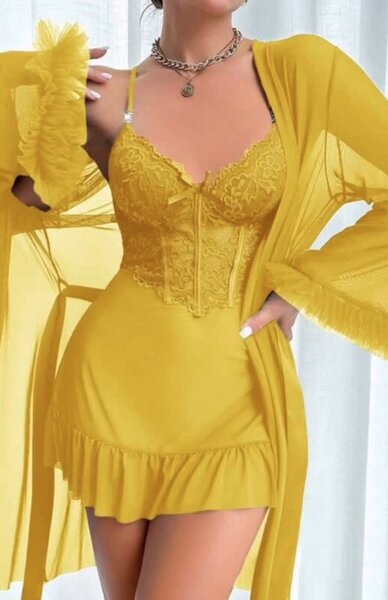 Yellow Lingerie size 12-14