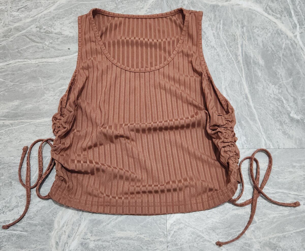 Crop Top in Dusty Rose Color