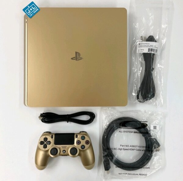 Console PS4 Slim Dorée