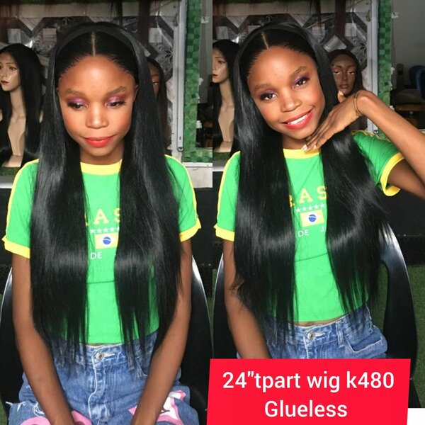 24"tpart wig
