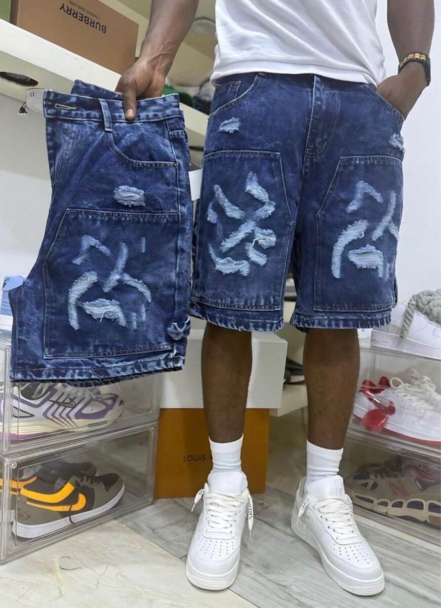 Shorts en denim urbains