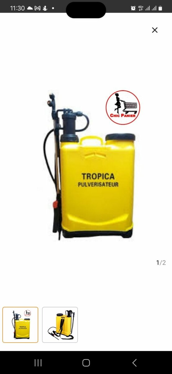 Tropica pulvérisateur pump 16ltr