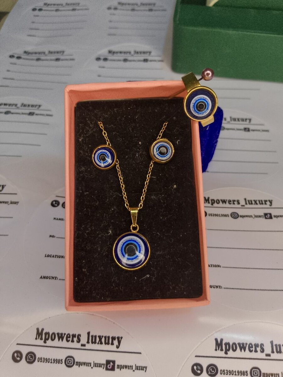 Blueyes jewelry set