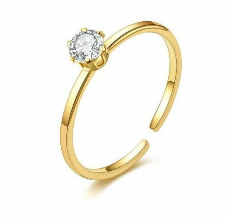 Bague de fiançailles ajustable